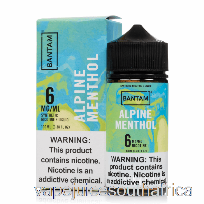 Vape Juice South Africa Alpine Menthol - Bantam Vape - 100Ml 0Mg